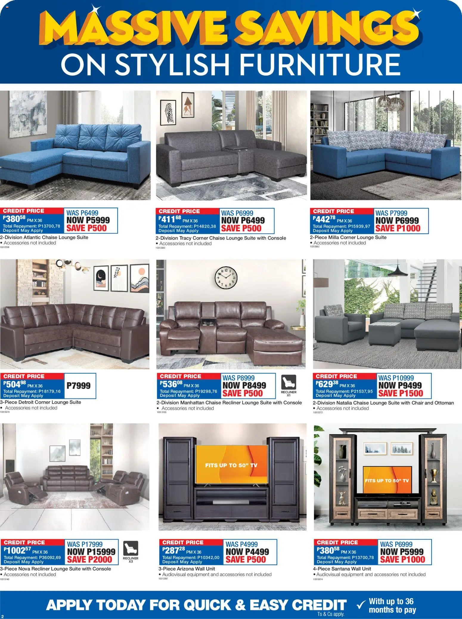New OK Furniture catalogue – valid from 16.02.2026 | Page: 2 | Products: TV, Chair, Lounge suite, Chaise New OK Furniture catalogue – valid from 16.02.2026 | Page: 2 | Products: TV, Chair, Lounge suite, Chaise