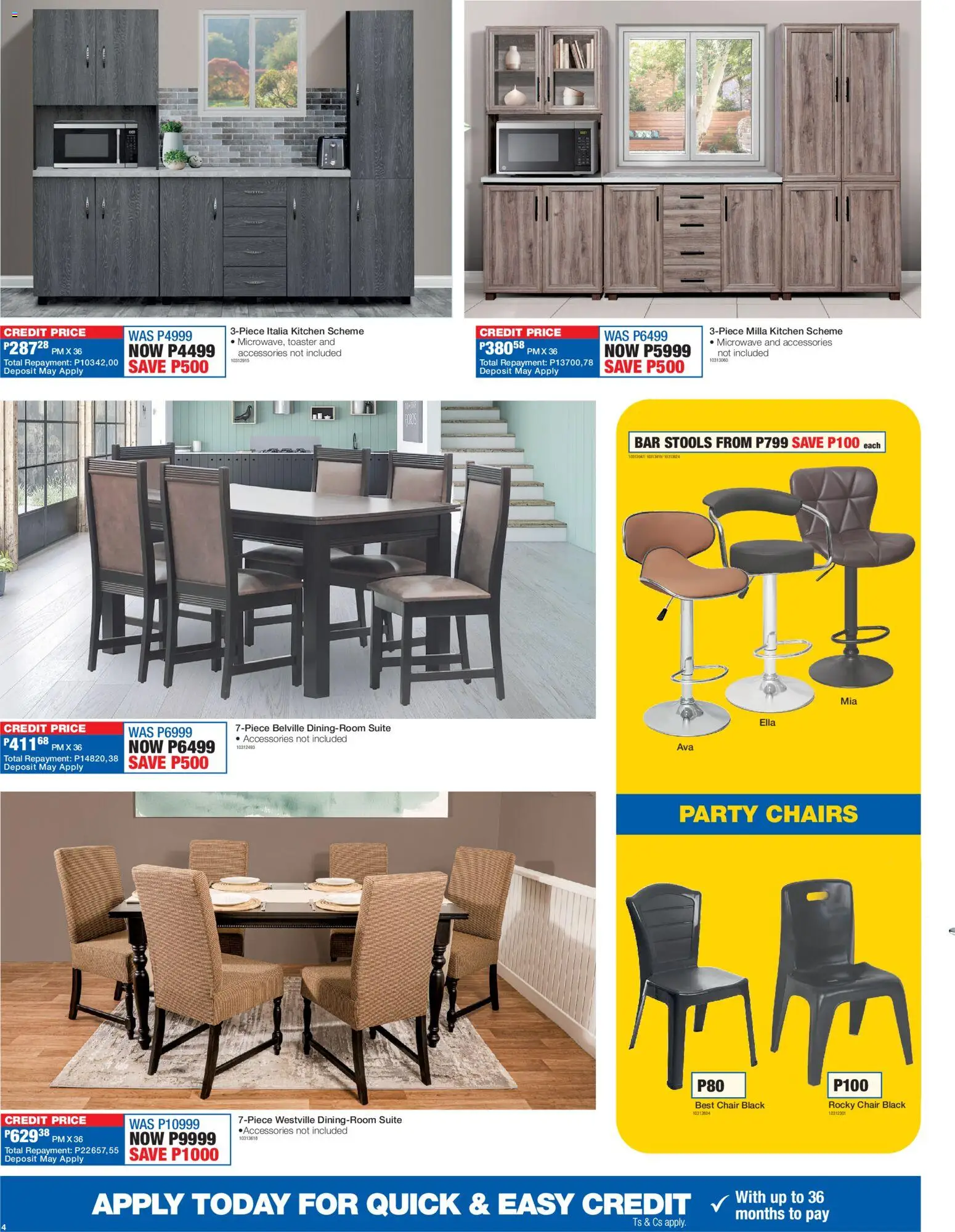 New OK Furniture catalogue – valid from 16.02.2026 | Page: 4 | Products: Toaster, Chair, Microwave New OK Furniture catalogue – valid from 16.02.2026 | Page: 4 | Products: Toaster, Chair, Microwave