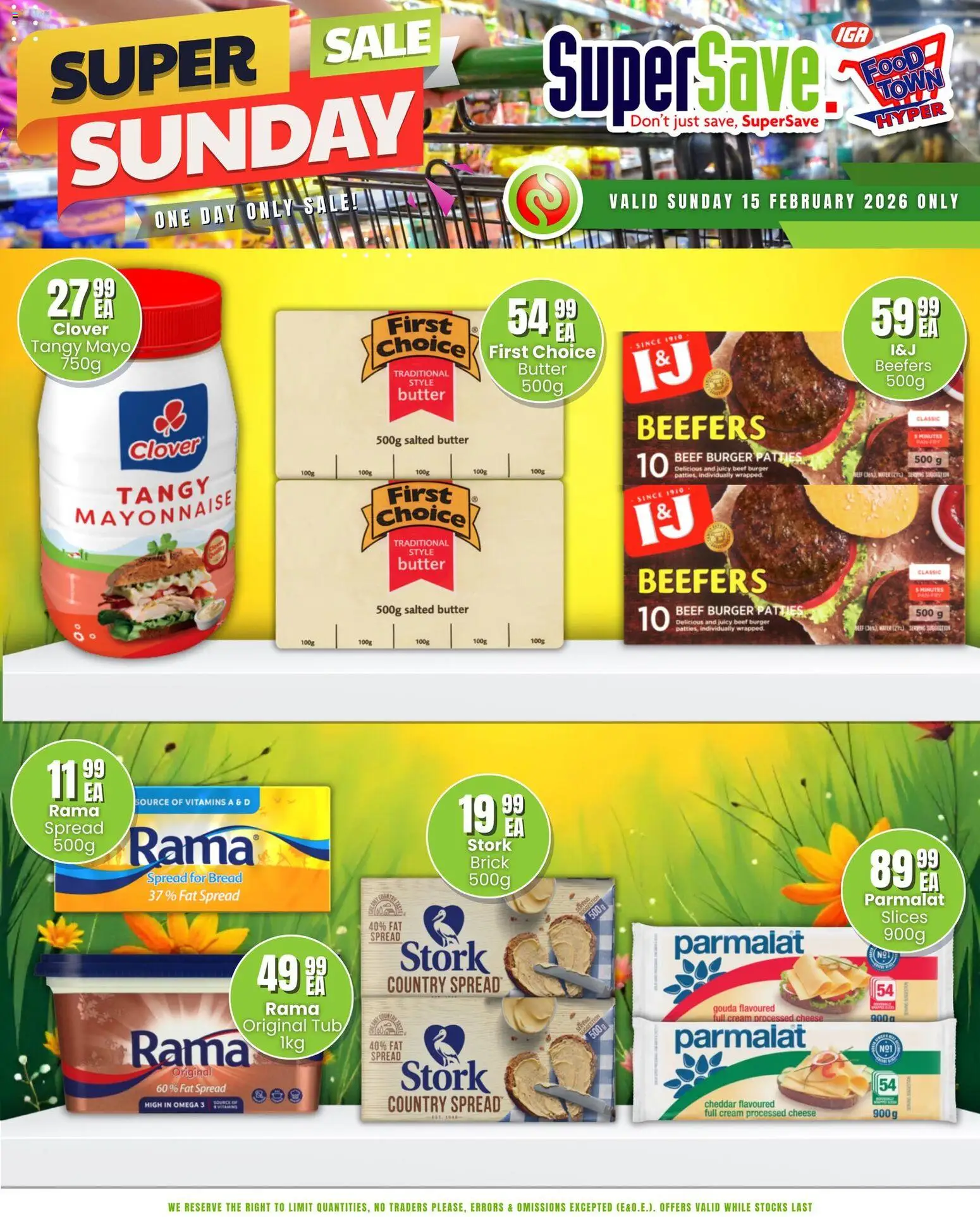 New Super Save catalogue – valid from 15.02.2026 | Page: 3 | Products: Vitamins, Bread, Beef, Cream New Super Save catalogue – valid from 15.02.2026 | Page: 3 | Products: Vitamins, Bread, Beef, Cream