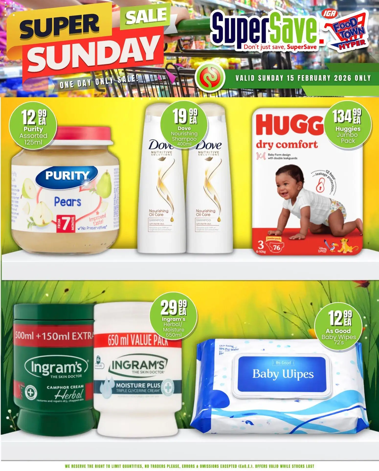 New Super Save catalogue – valid from 15.02.2026 | Page: 8 | Products: Oil, Shampoo, Cream, Water New Super Save catalogue – valid from 15.02.2026 | Page: 8 | Products: Oil, Shampoo, Cream, Water