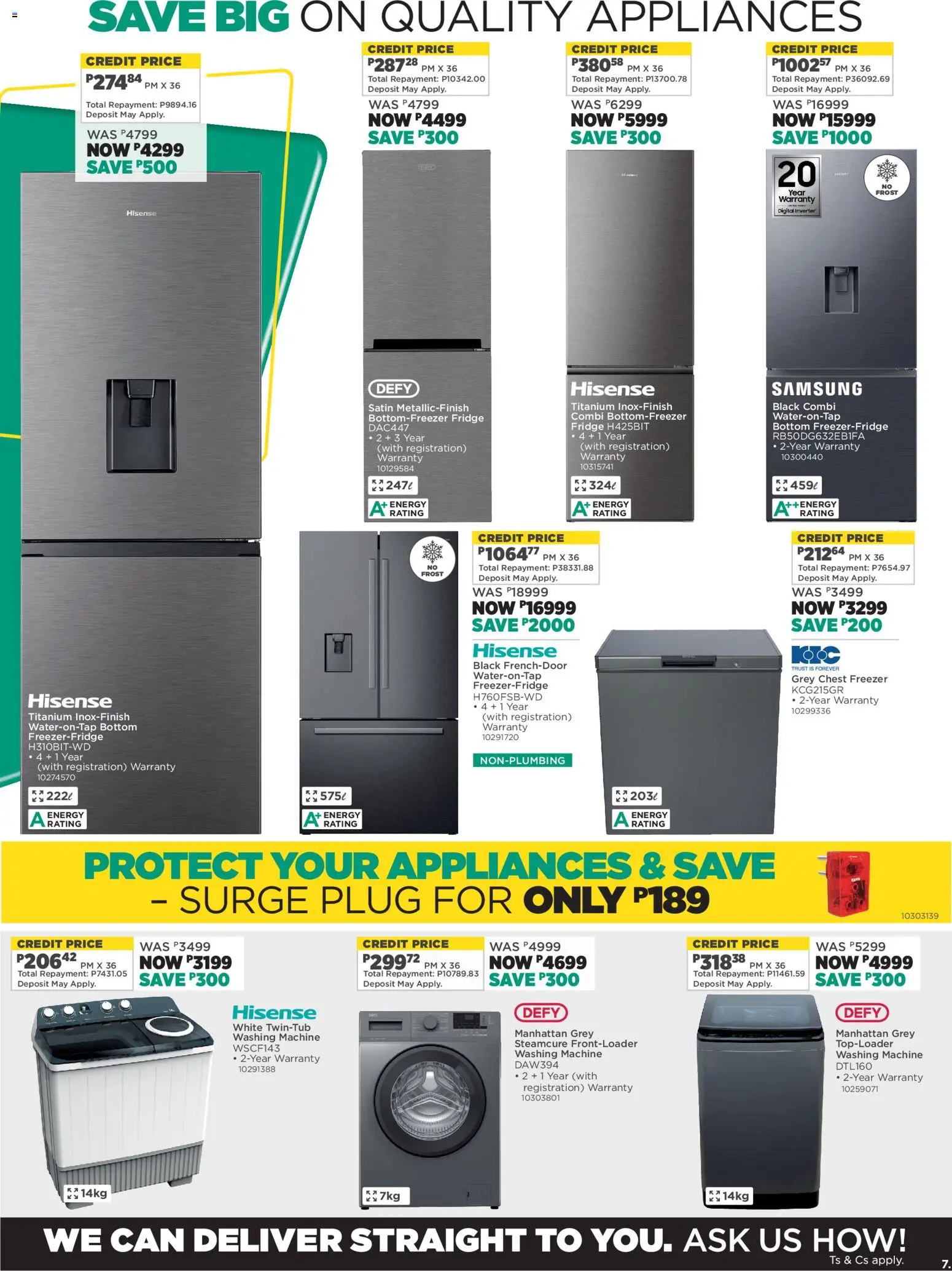 New House and Home catalogue – valid from 16.02.2026 | Page: 7 | Products: Freezer, Washing machine, Fridge, Chest freezer New House and Home catalogue – valid from 16.02.2026 | Page: 7 | Products: Freezer, Washing machine, Fridge, Chest freezer