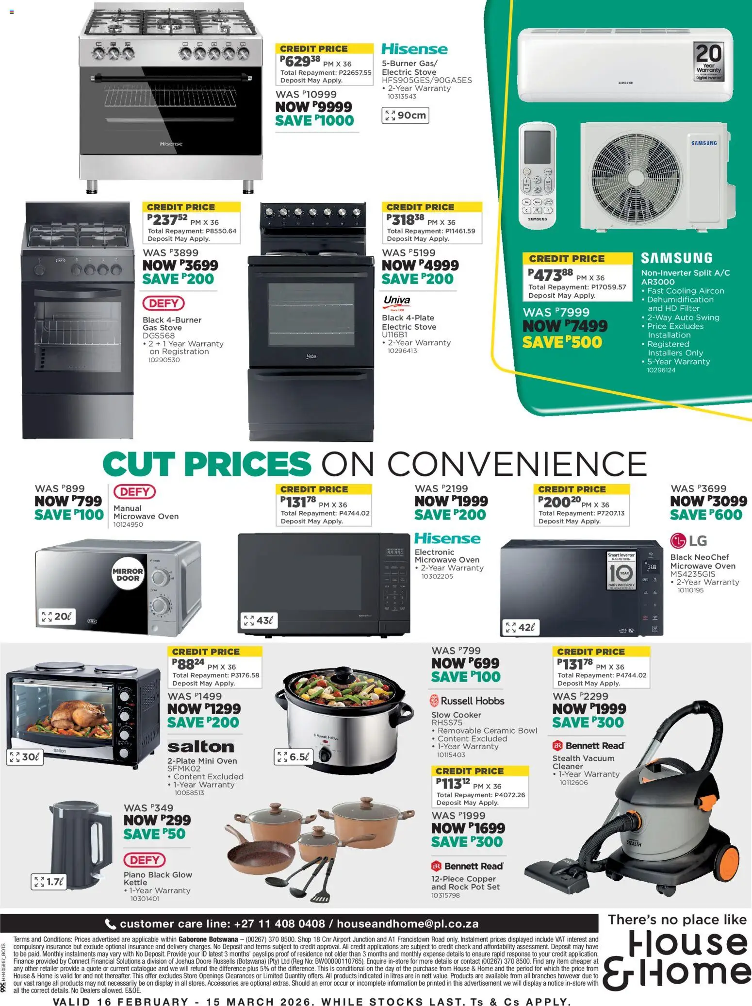 New House and Home catalogue – valid from 16.02.2026 | Page: 8 | Products: Stove, Cooker, Mirror, Microwave New House and Home catalogue – valid from 16.02.2026 | Page: 8 | Products: Stove, Cooker, Mirror, Microwave