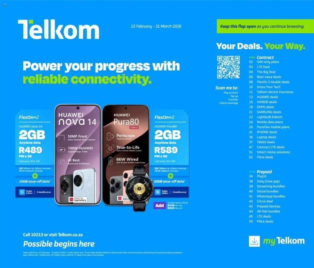 Telkom Deals (15/02/2026 – 31/03/2026) Online