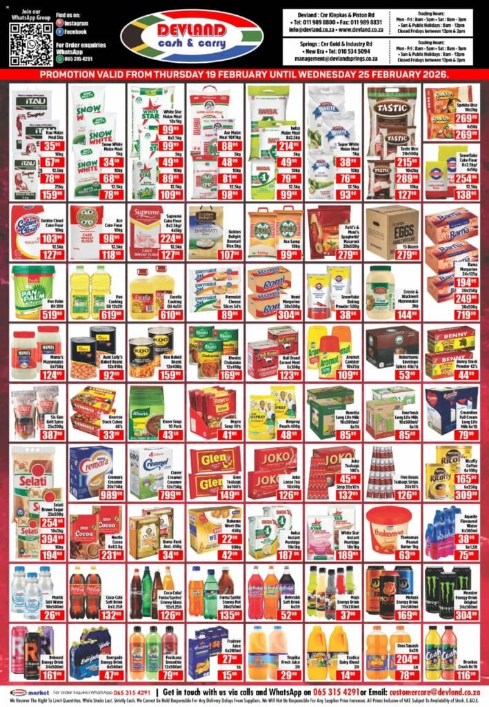 Devland Specials (19/02/2026 – 25/02/2026) Online