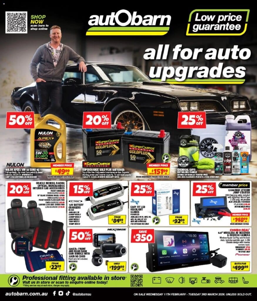 Autobarn Catalogue – 11/02/2026 > weekly / monthly specials