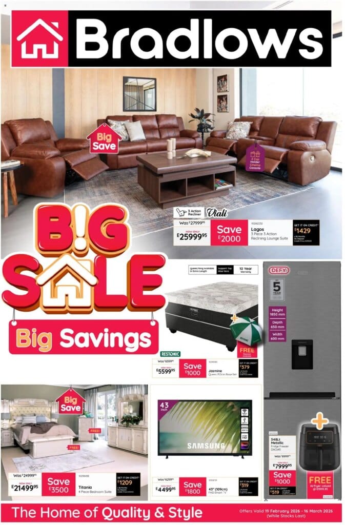 Bradlows Eswatini Catalogue (19/02/2026 – 16/03/2026) Online