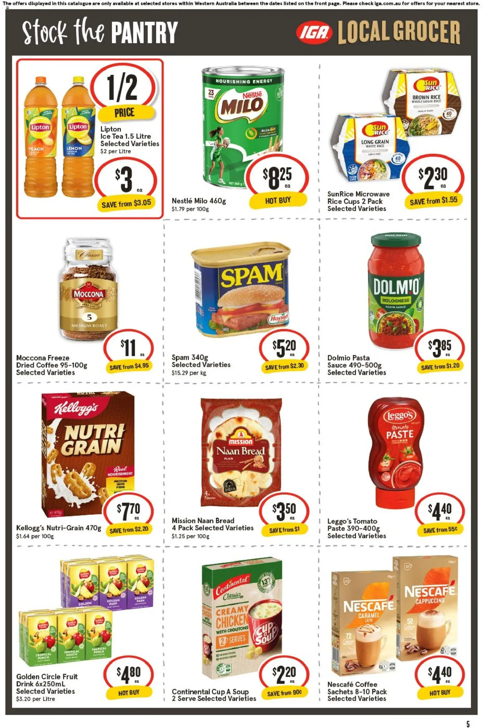 IGA catalogue - valid from 18.02.2026 | Page: 6 | Products: Cups, Coffee, Rice, Lemon