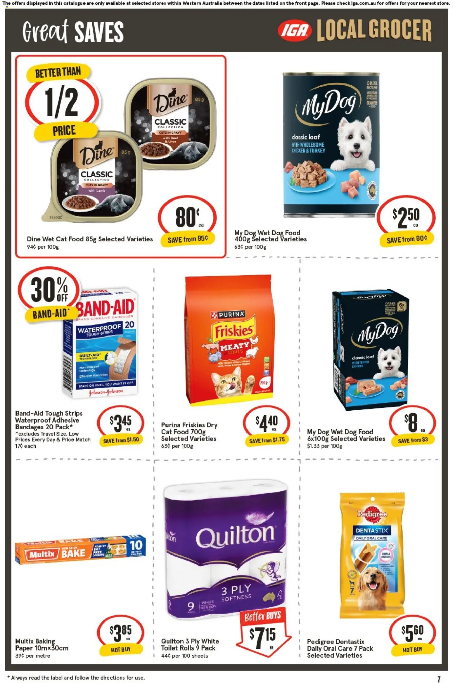 IGA catalogue - valid from 18.02.2026 | Page: 8 | Products: Toilet, Beef, Dog food, Turkey
