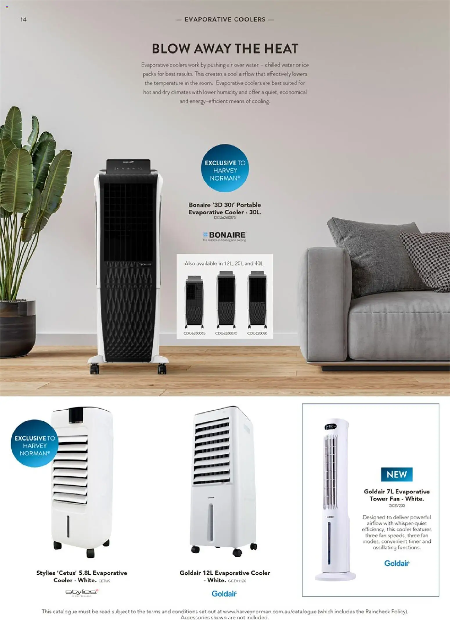Harvey Norman catalogue - valid from 30.10.2025 | Page: 14 | Products: Water, Portable, Timer, Fan Harvey Norman catalogue - valid from 30.10.2025 | Page: 14 | Products: Water, Portable, Timer, Fan
