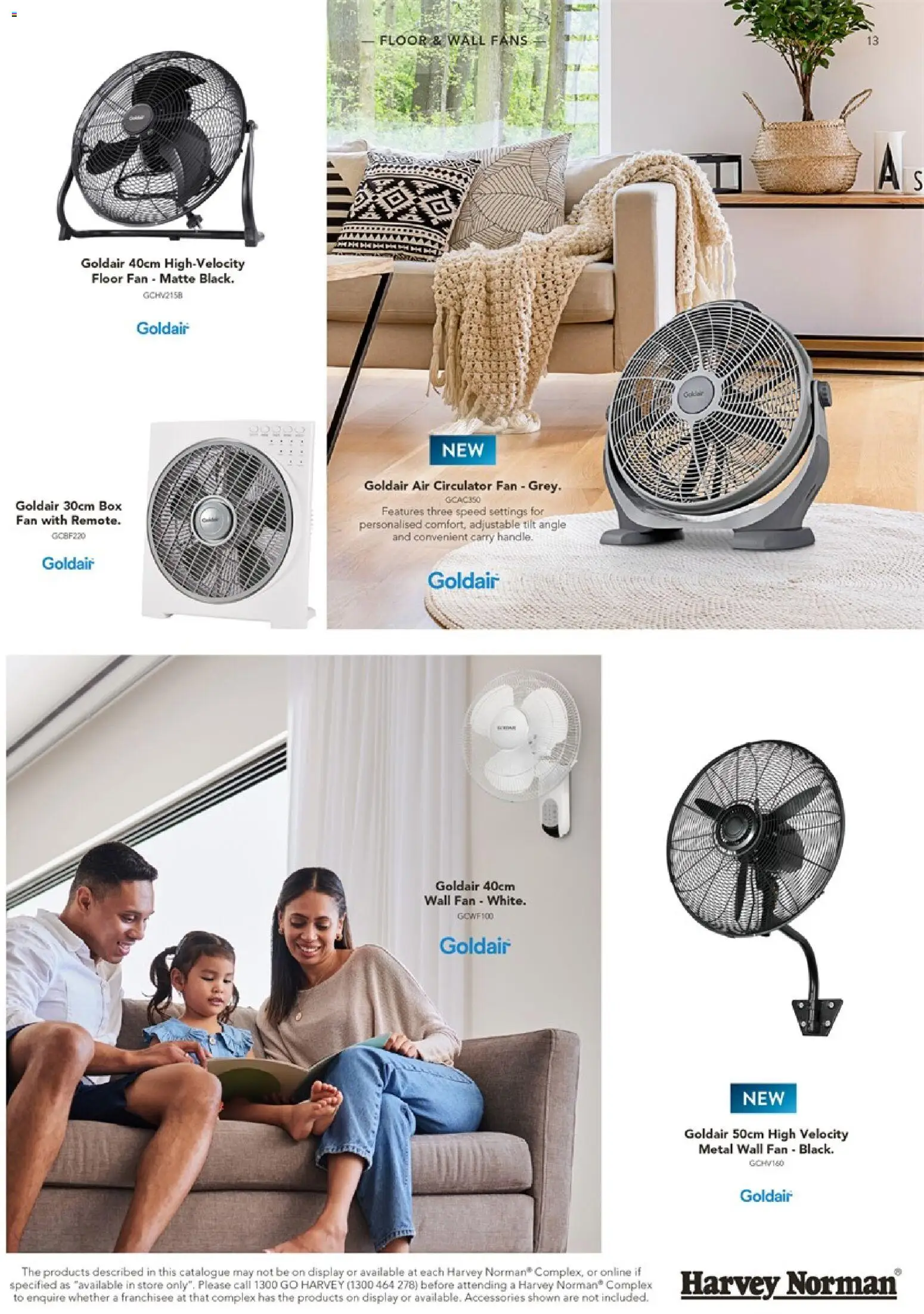 Harvey Norman catalogue - valid from 30.10.2025 | Page: 13 | Products: Box, Accessories, Fan Harvey Norman catalogue - valid from 30.10.2025 | Page: 13 | Products: Box, Accessories, Fan