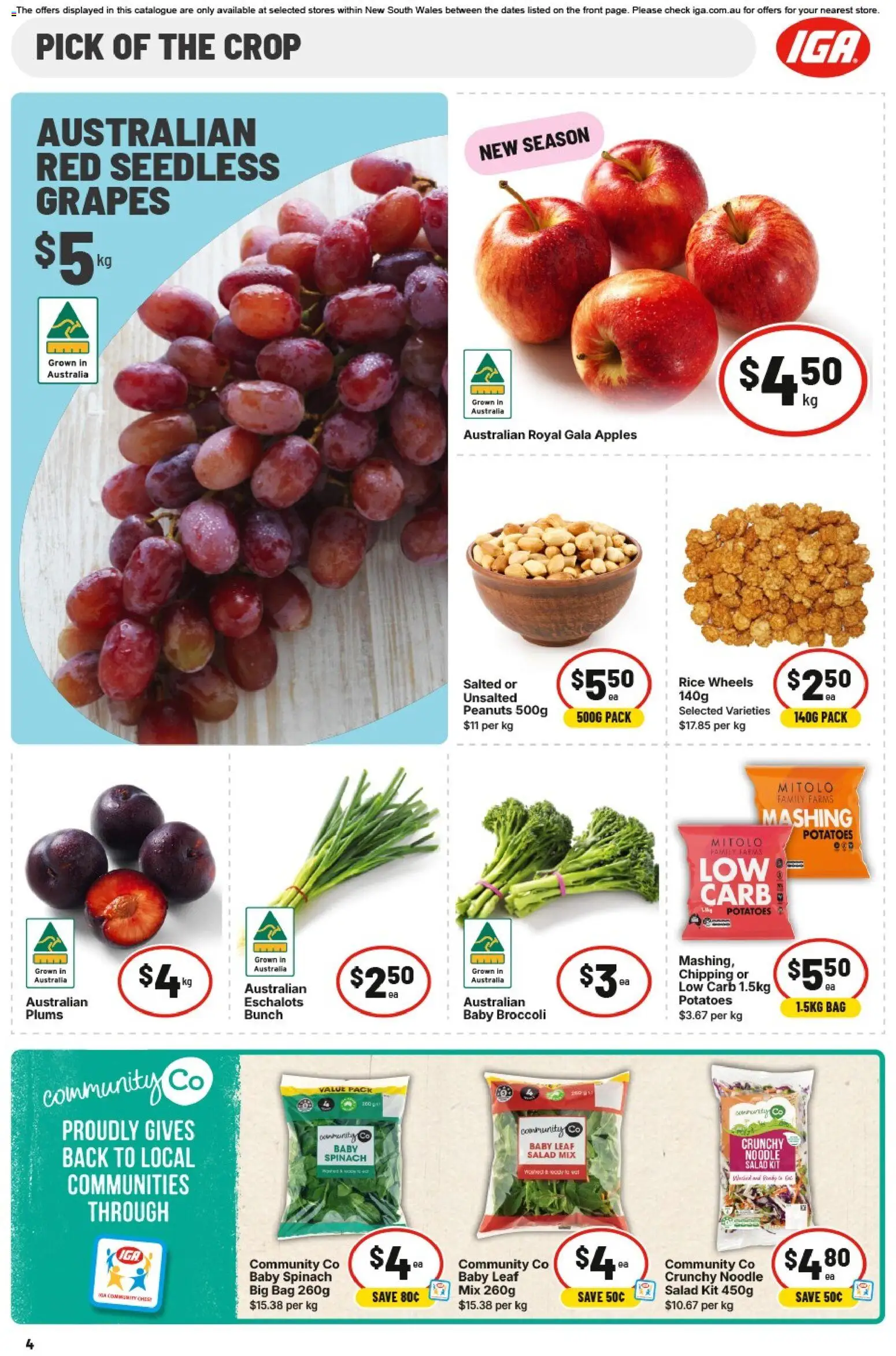 IGA catalogue - valid from 18.02.2026 | Page: 10 | Products: Cheese, Apples, Ice cream, Sauce
