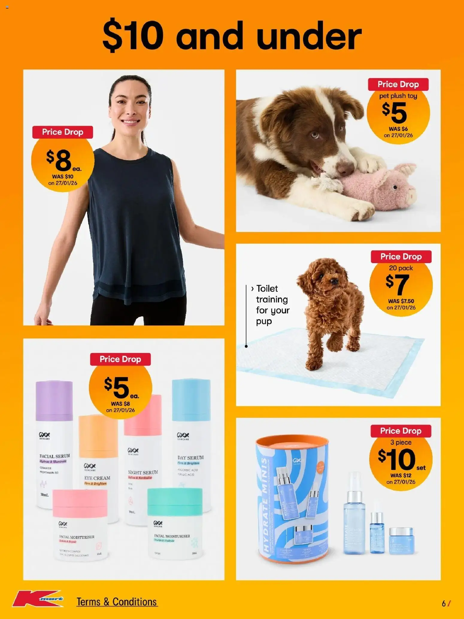 Kmart catalogue - valid from 05.02.2026 | Page: 6 | Products: Toilet, Moisturiser, Cream
