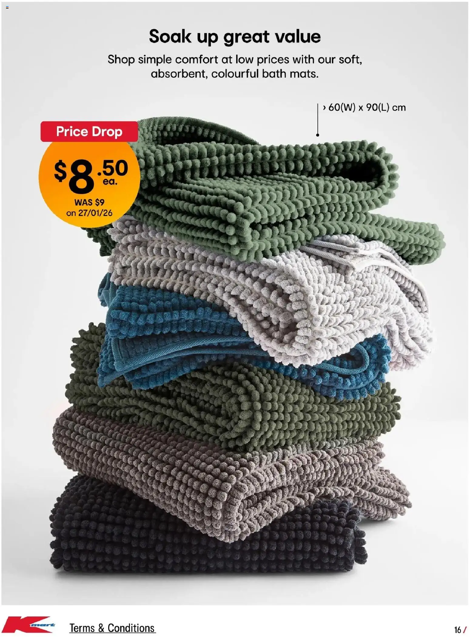 Kmart catalogue - valid from 05.02.2026 | Page: 16 | Products: Bath