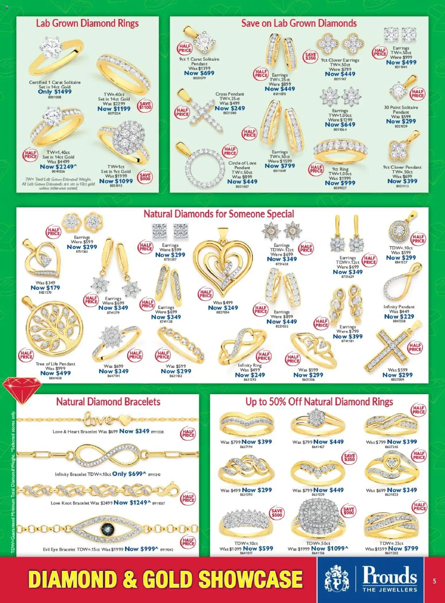 Prouds The Jewellers catalogue - valid from 16.02.2026 | Page: 5 | Products: Bracelet, Diamond, Earrings, Pendant