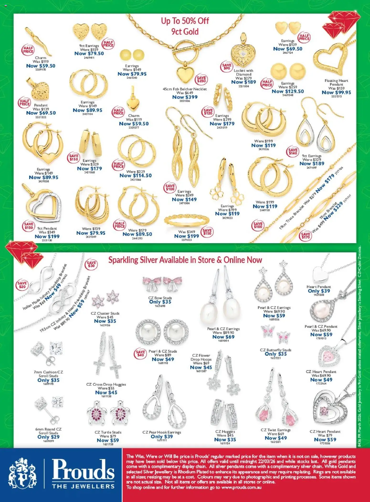 Prouds The Jewellers catalogue - valid from 16.02.2026 | Page: 10 | Products: Cushion, Diamond, Earrings, Pendant