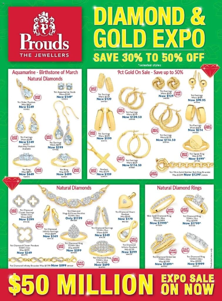 Prouds The Jewellers Catalogue – 16/02/2026 > weekly / monthly specials