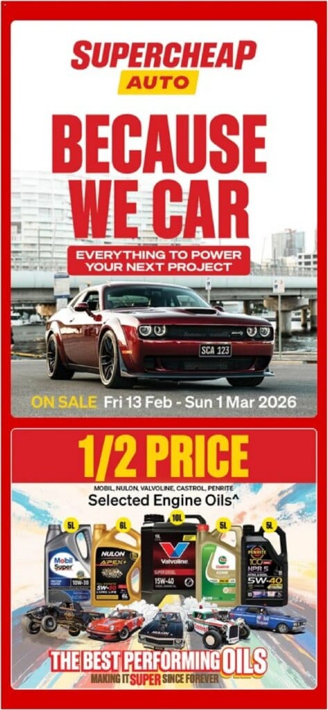 Supercheap Auto catalogue valid from 13/02/2026 > Online Australia