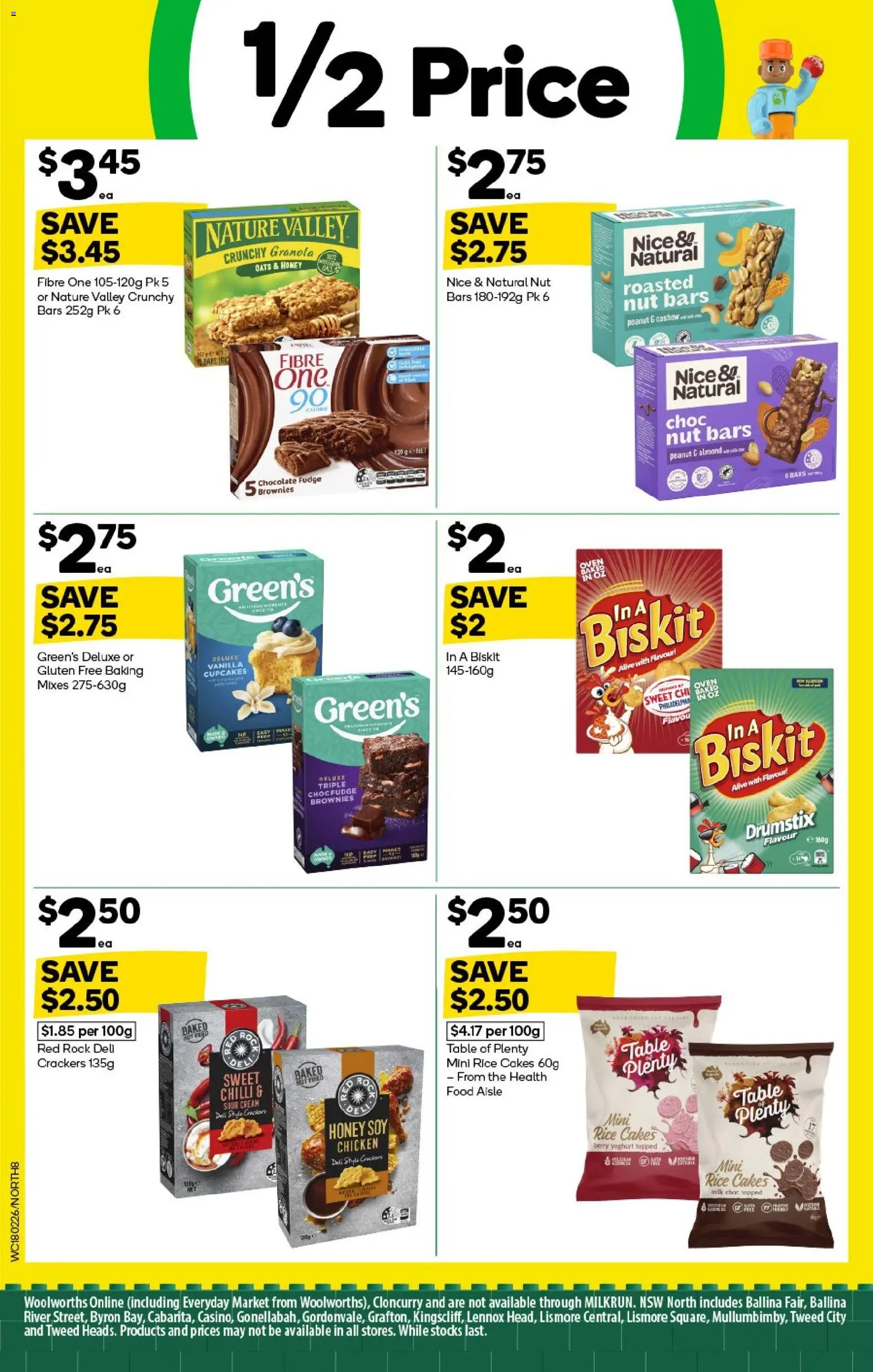 Woolworths catalogue - valid from 18.02.2026 | Page: 8 | Products: Crackers, Chocolate, Honey, Chilli