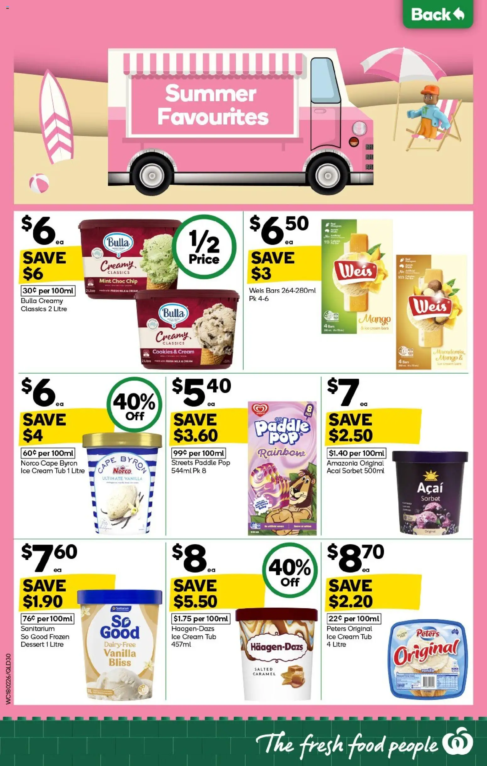 Woolworths catalogue - valid from 18.02.2026 | Page: 28 | Products: Dairy, Fish, Ice cream, Mango