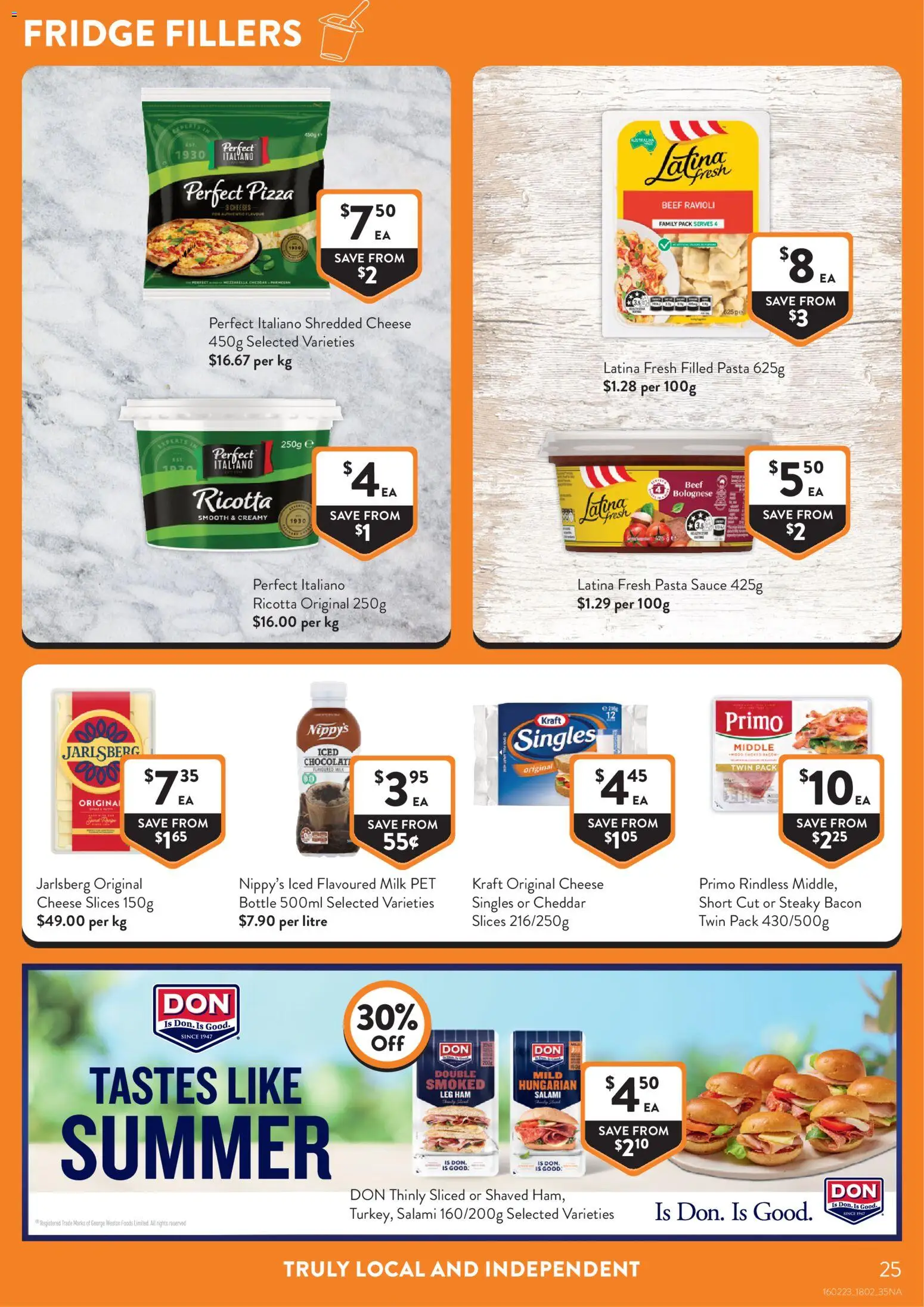 Foodworks catalogue - valid from 18.02.2026 | Page: 25 | Products: Bacon, Milk, Beef, Pasta