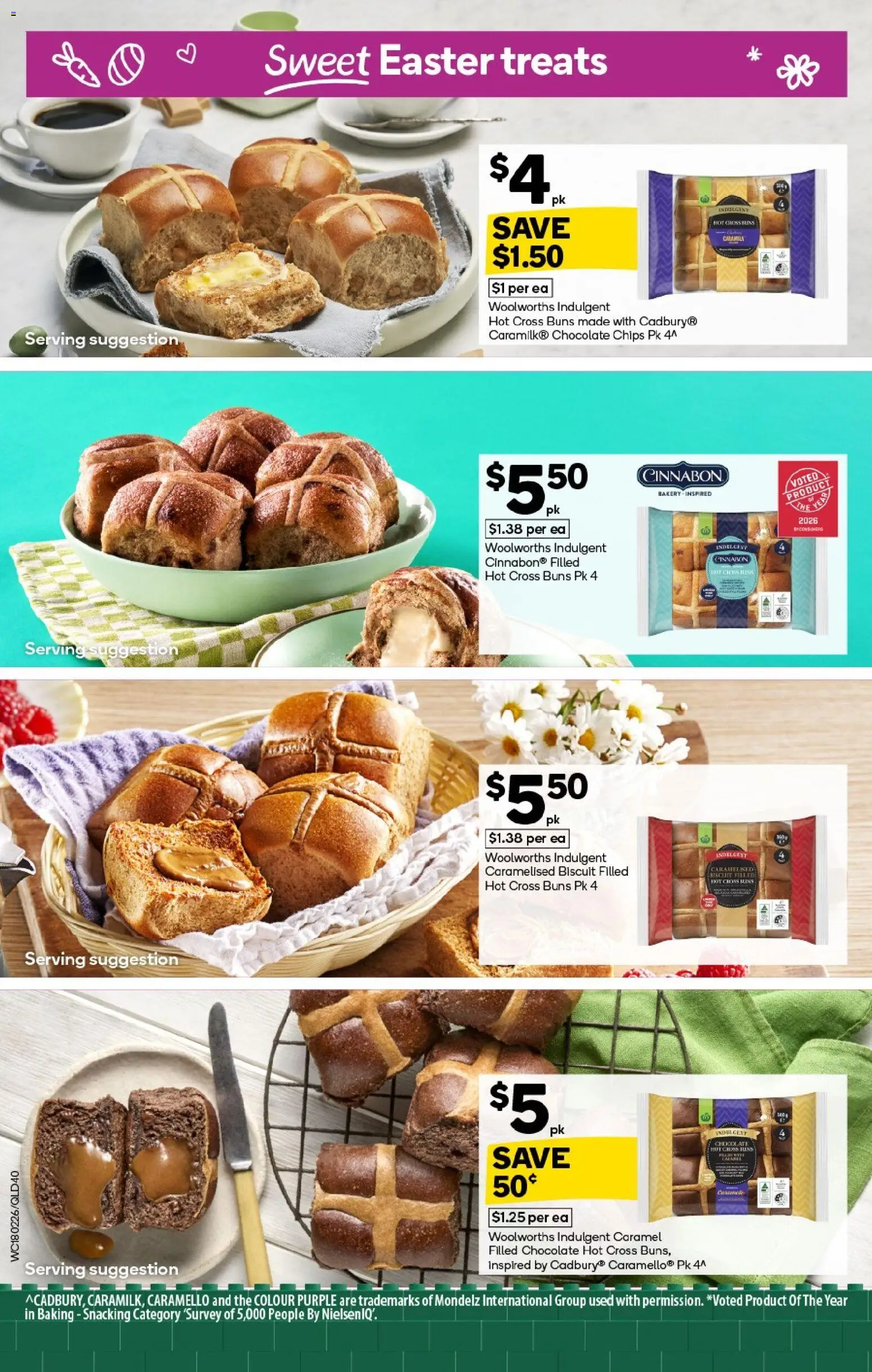 Woolworths catalogue - valid from 18.02.2026 | Page: 38 | Products: Chocolate, Chips, Bakery