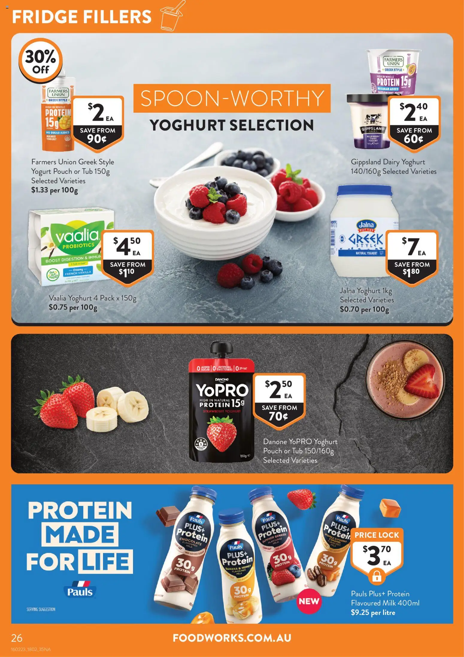 Foodworks catalogue - valid from 18.02.2026 | Page: 26 | Products: Dairy, Yoghurt, Honey, Mango
