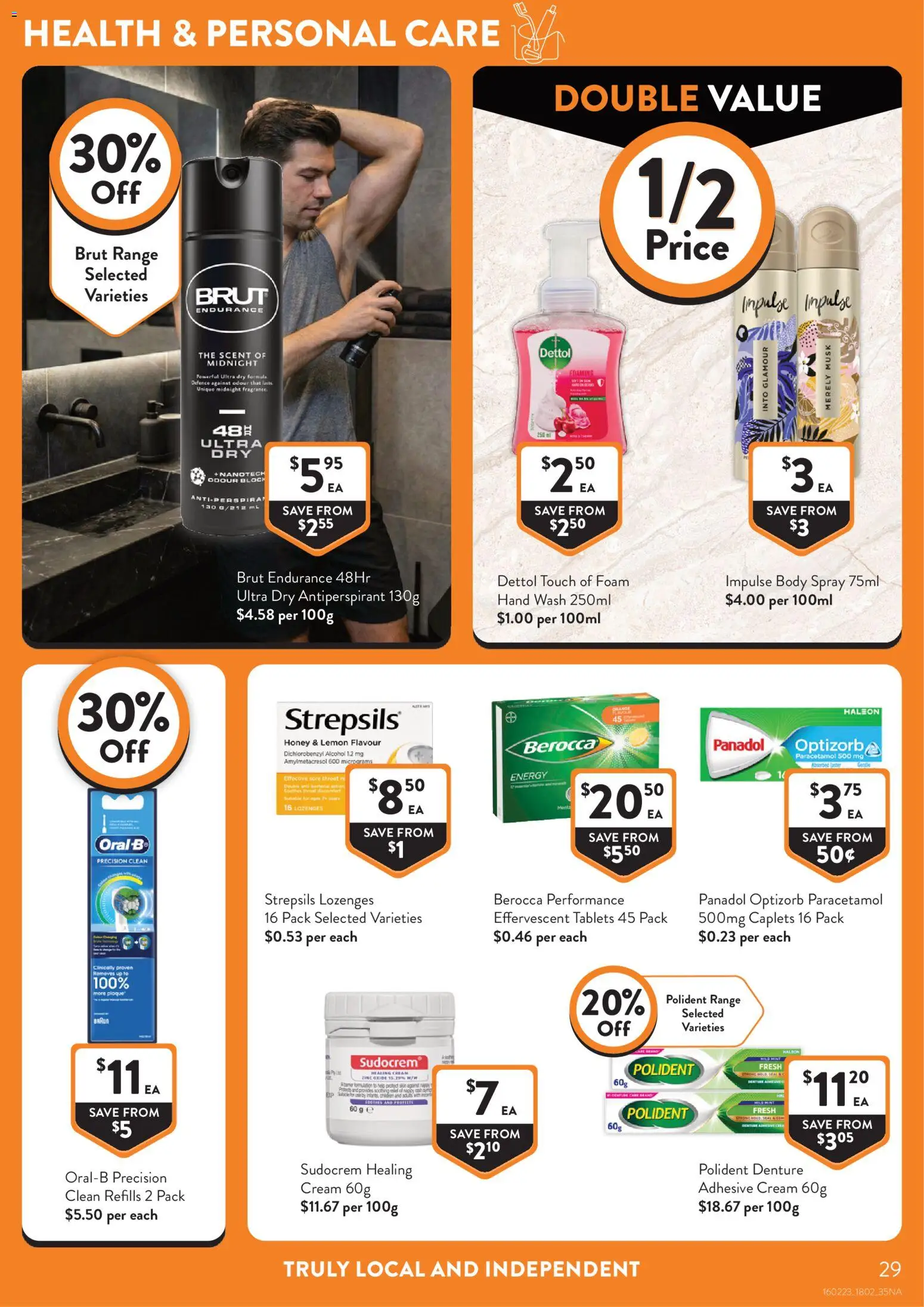 Foodworks catalogue - valid from 18.02.2026 | Page: 29 | Products: Honey, Antiperspirant, Cream, Tablets