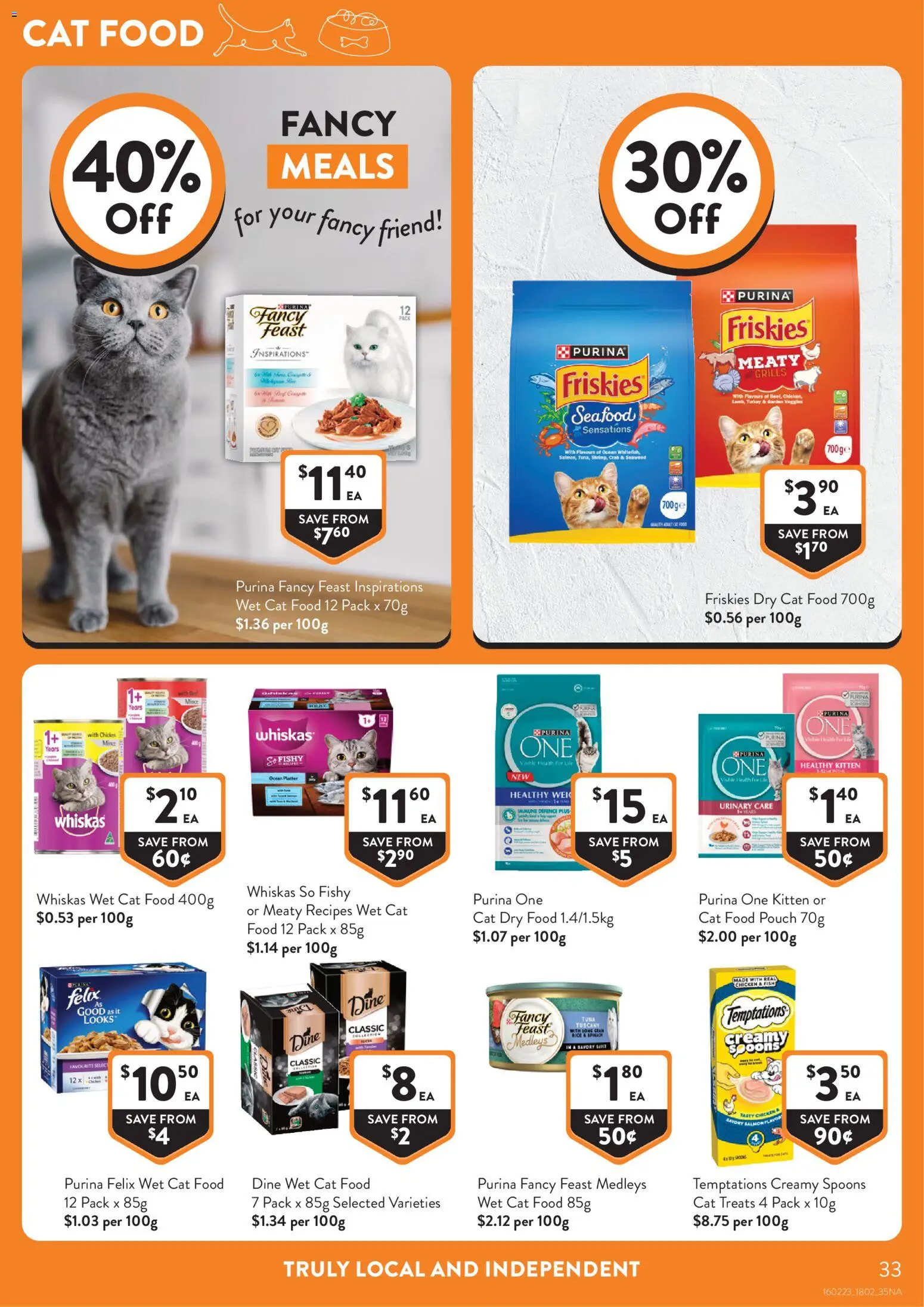 Foodworks catalogue - valid from 18.02.2026 | Page: 33 | Products: Chicken, Rice, Fish, Seafood