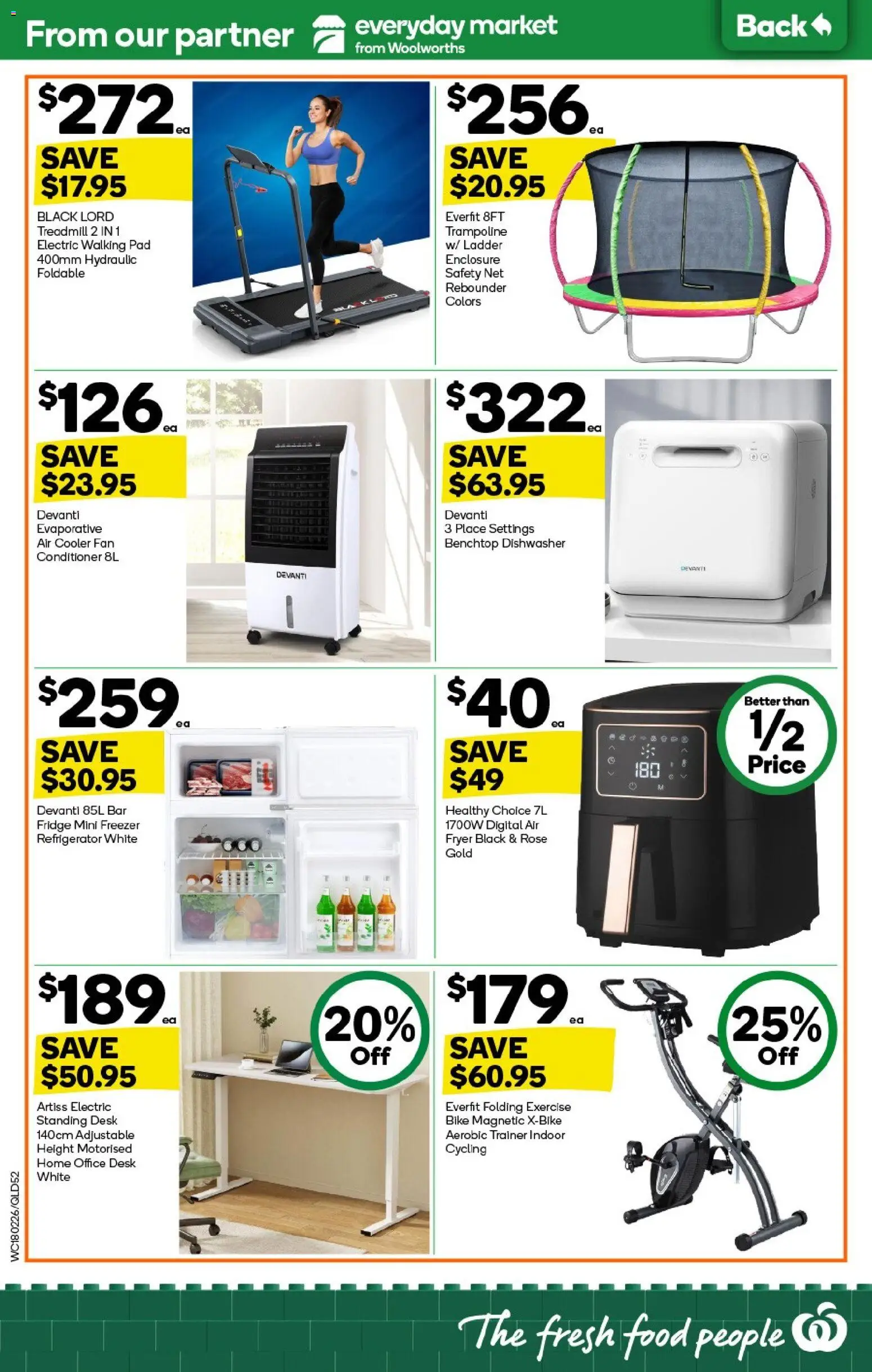Woolworths catalogue - valid from 18.02.2026 | Page: 50 | Products: Desk, Digital, Freezer, Dishwasher