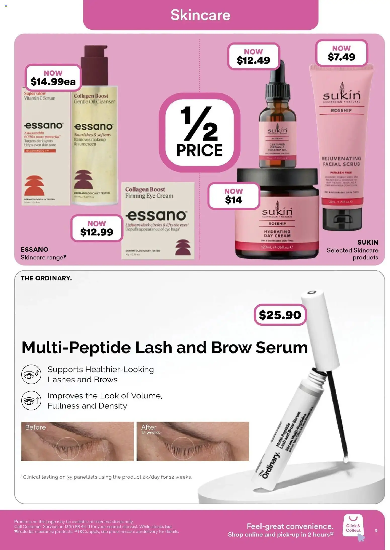 Priceline Pharmacy catalogue - valid from 19.02.2026 | Page: 9 | Products: Oil, Makeup, Cream, Collagen
