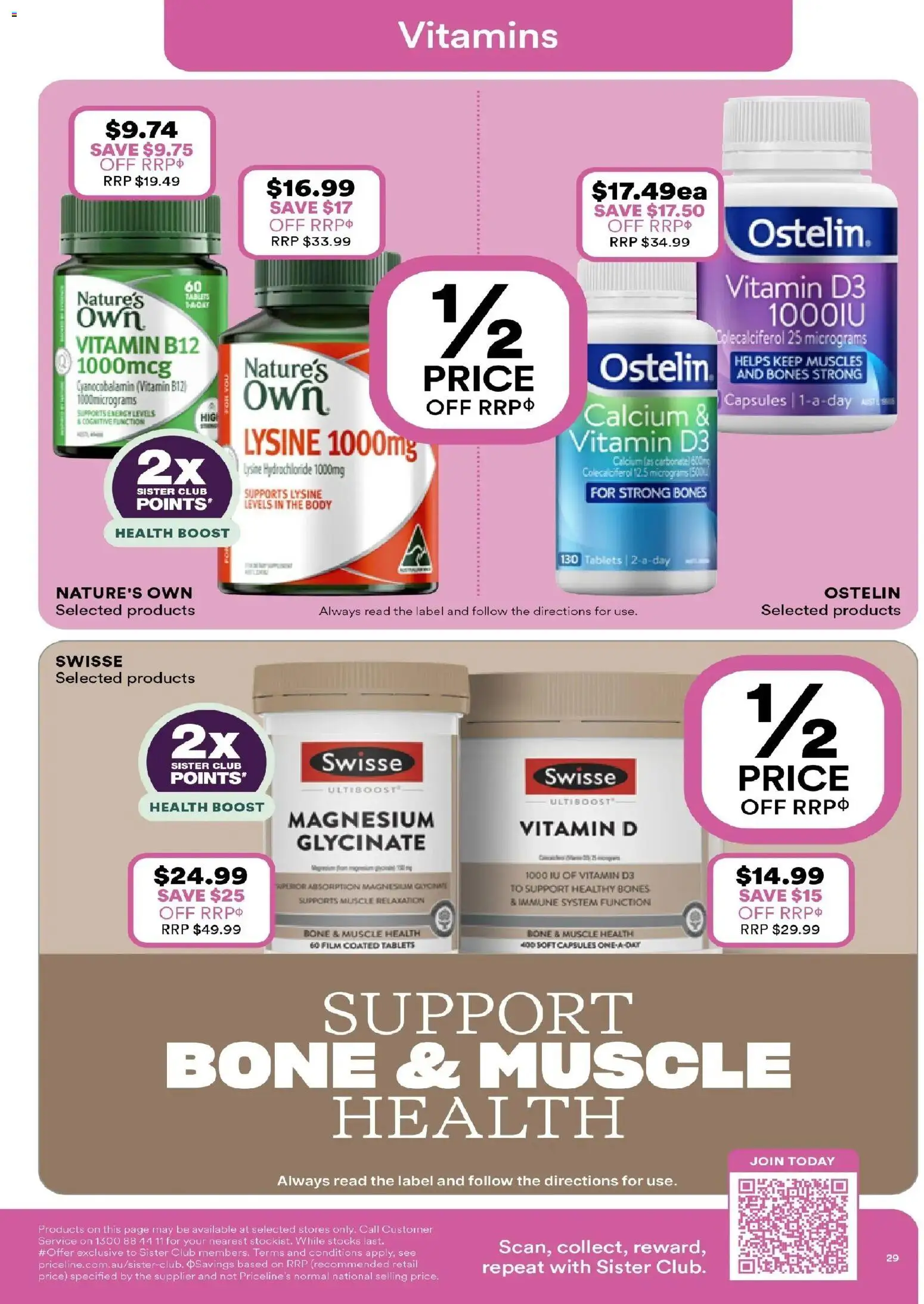 Priceline Pharmacy catalogue - valid from 19.02.2026 | Page: 29 | Products: Tablets, Vitamin