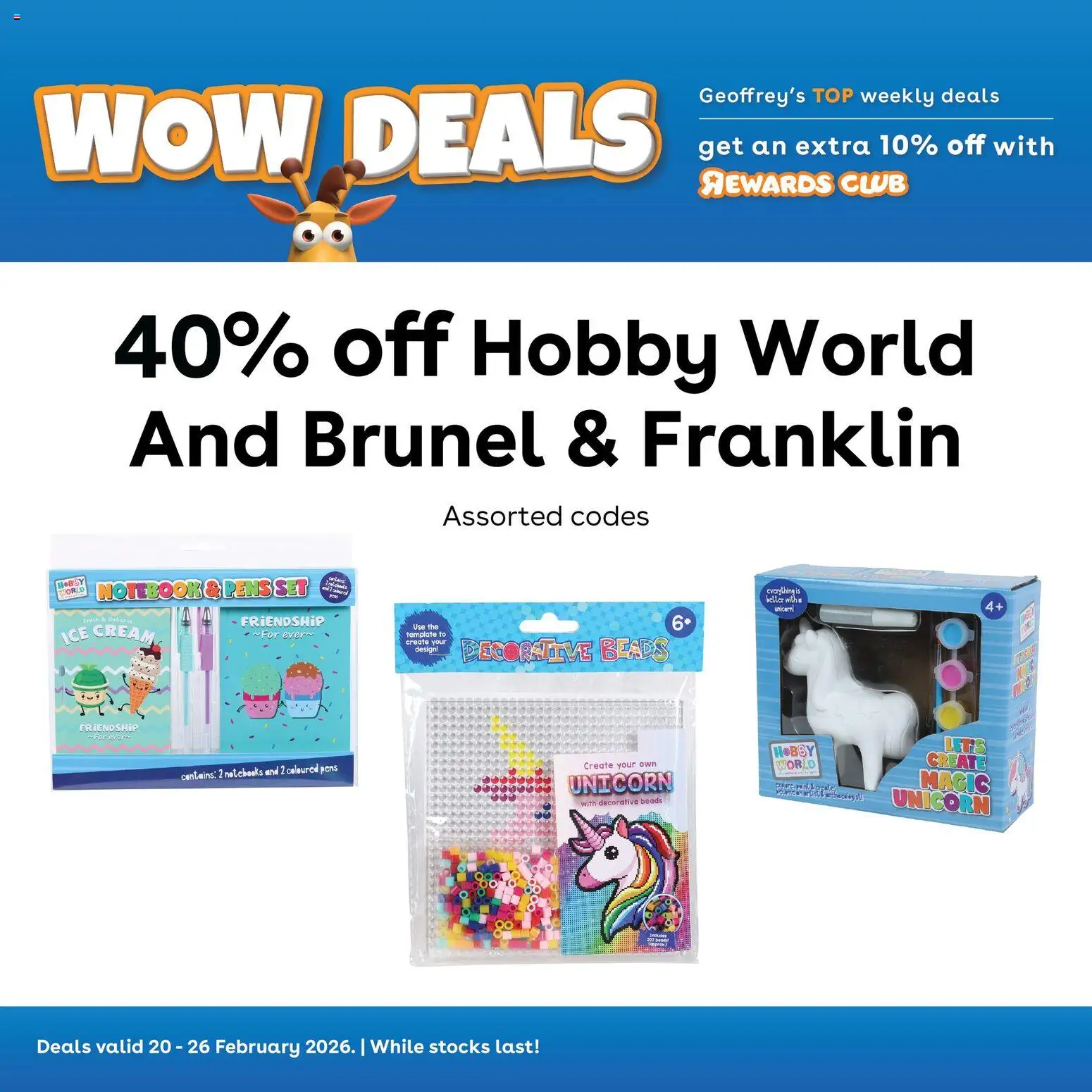 New Toys R Us catalogue – valid from 20.02.2026 | Page: 3 | Products: Notebook New Toys R Us catalogue – valid from 20.02.2026 | Page: 3 | Products: Notebook