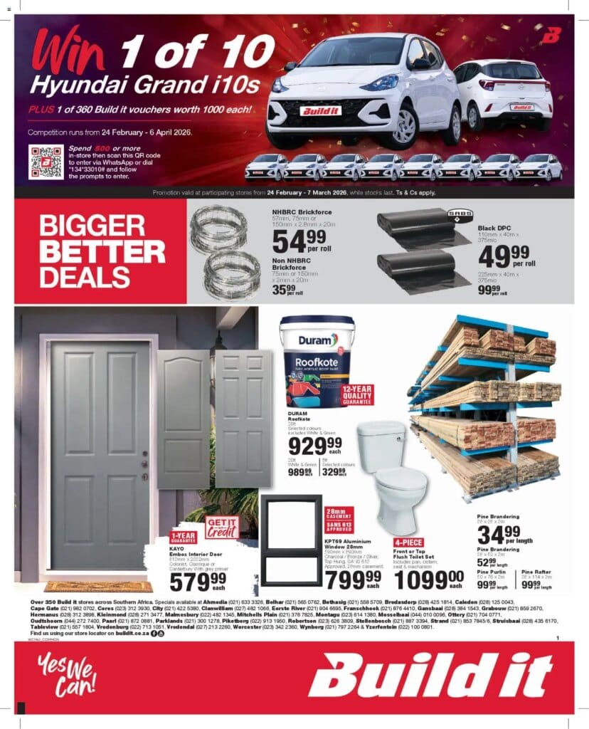 Build It – Western Cape – Specials (24/02/2026 – 07/03/2026) Online