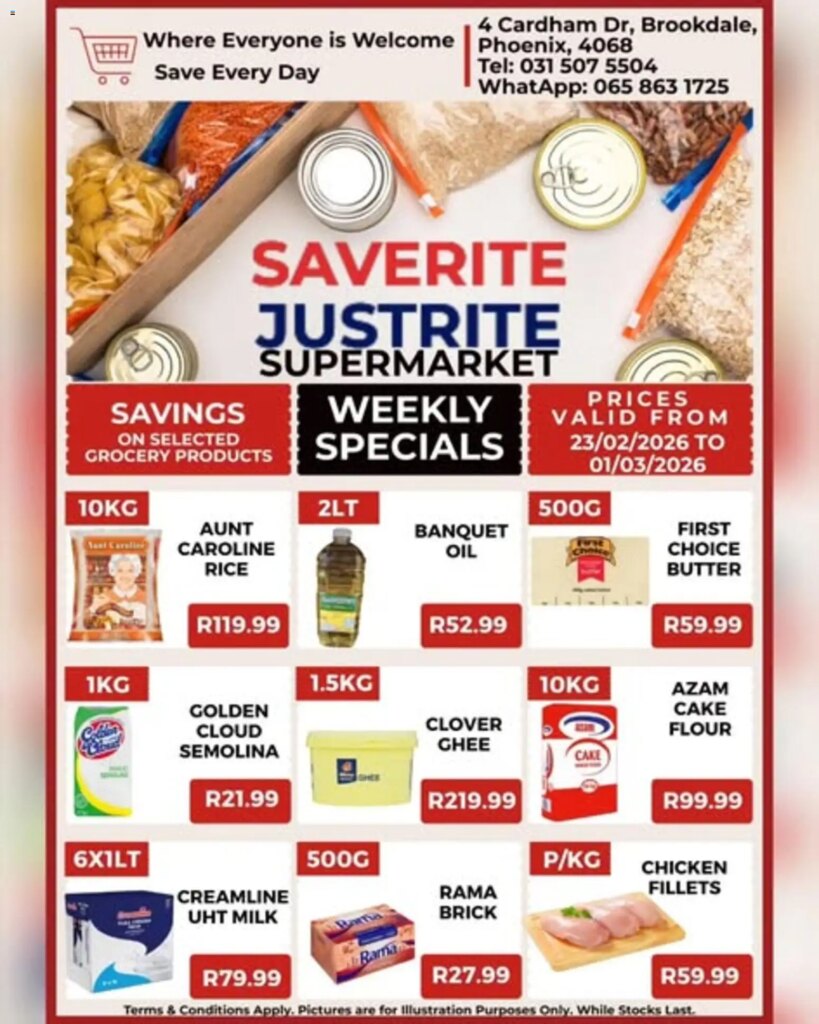 Saverite Specials (23/02/2026 – 01/03/2026) Online