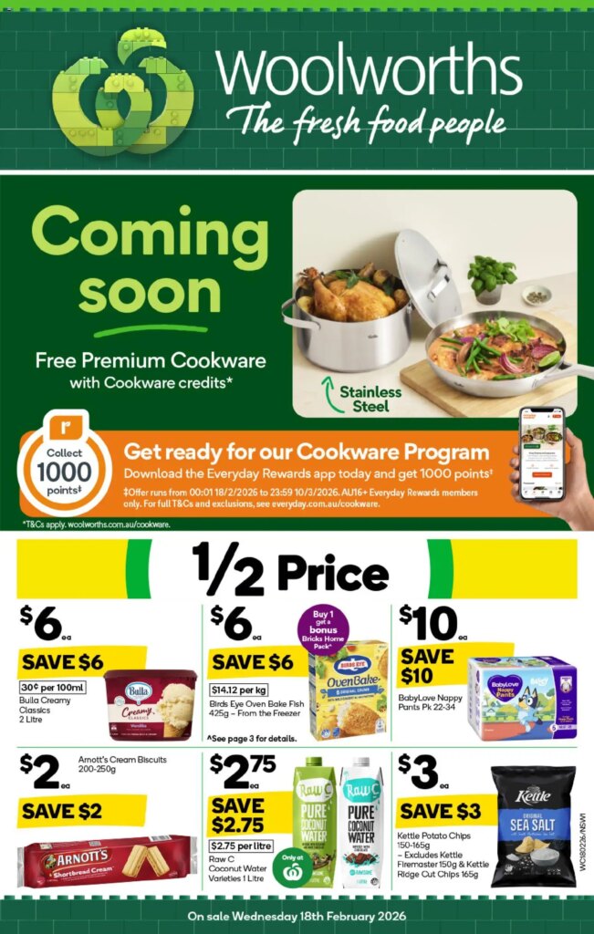 ﻿Woolworths catalogue valid from 18/02/2026 > Online Australia