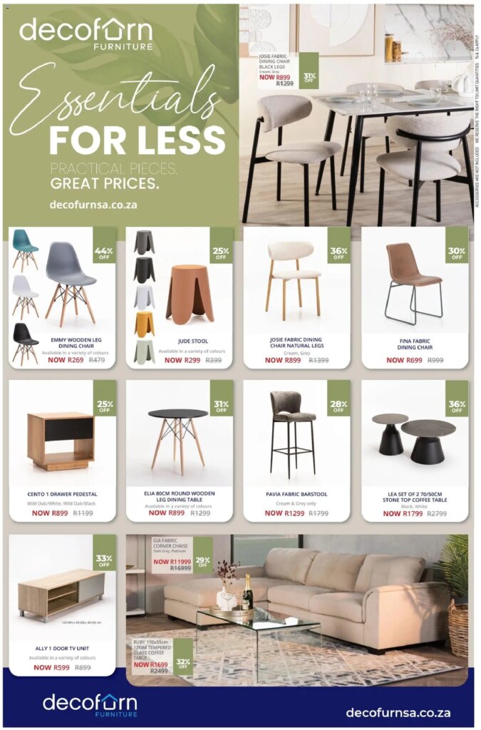 Decofurn furniture online specials and catalogues 01 March