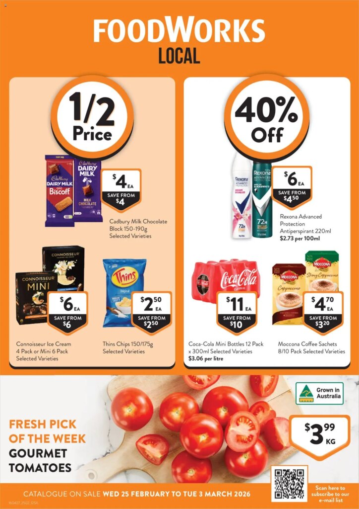 Foodworks specials catalogue this week SA 25 February