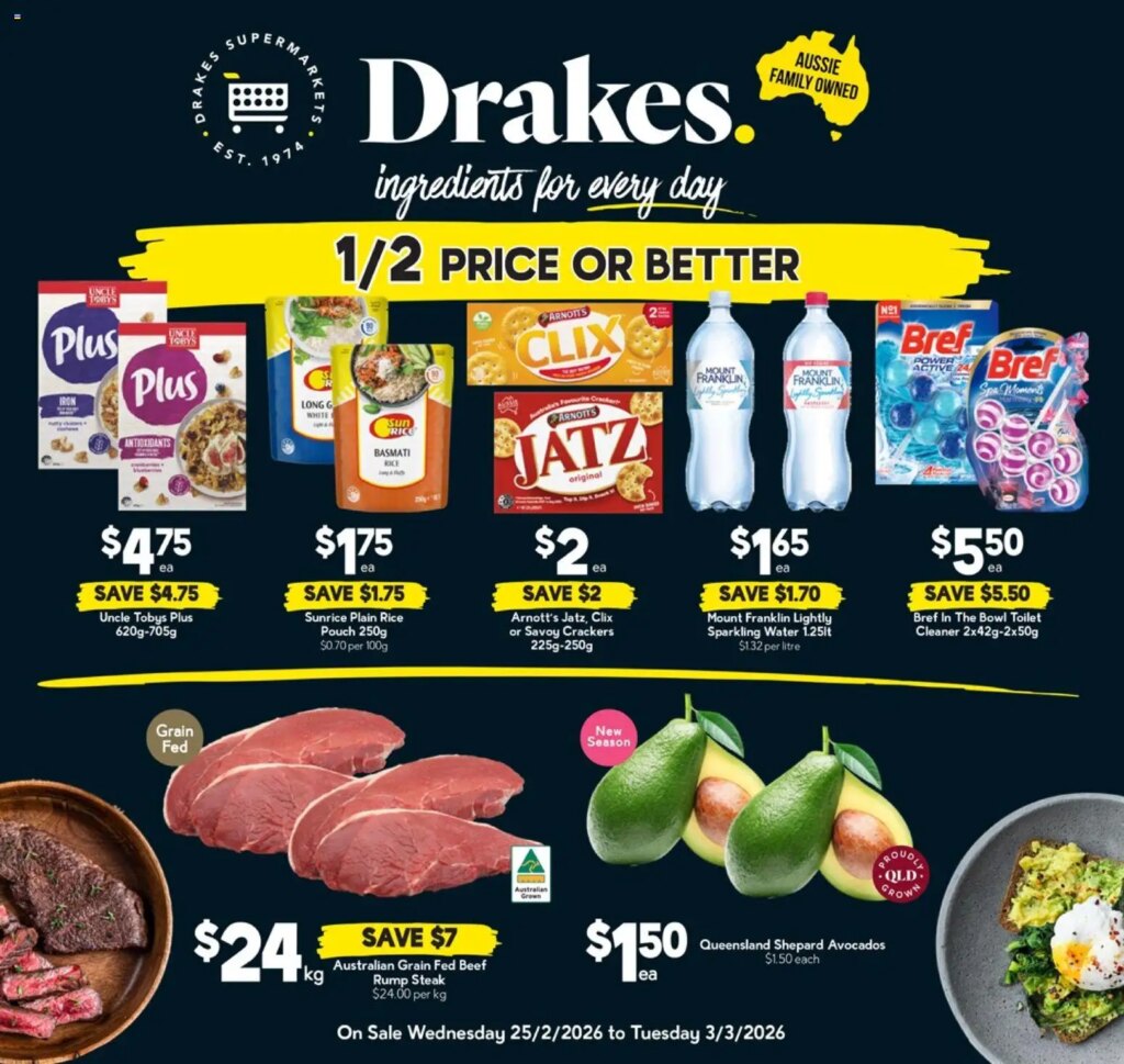 Drakes supermarkets Catalogue 25 February