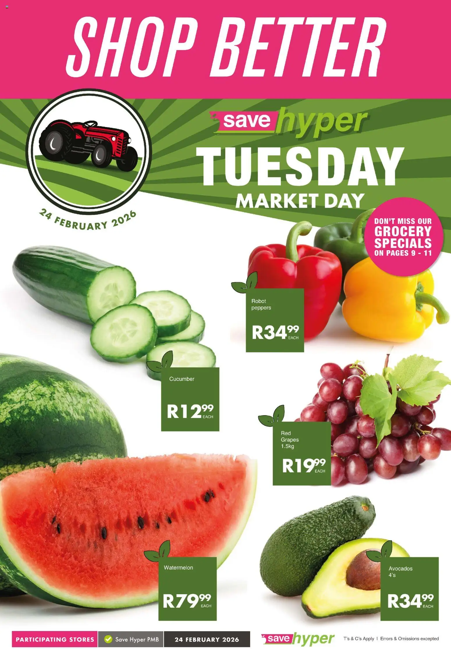 Save Specials And Catalogues Tuesday Market Day 24 February 1