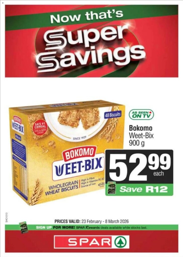 Superspar Specials Today 23 February 3 Superspar Specials Today 23 February