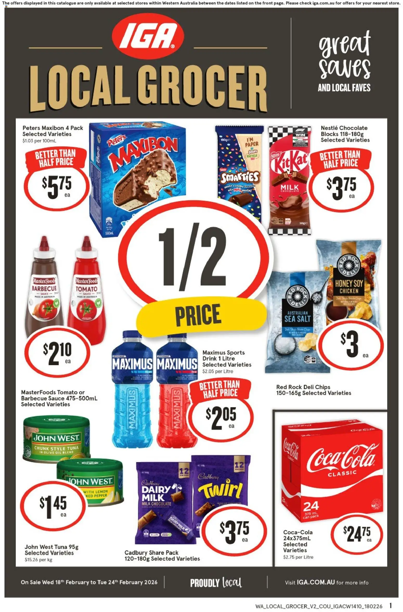 IGA catalogue 18 February 1