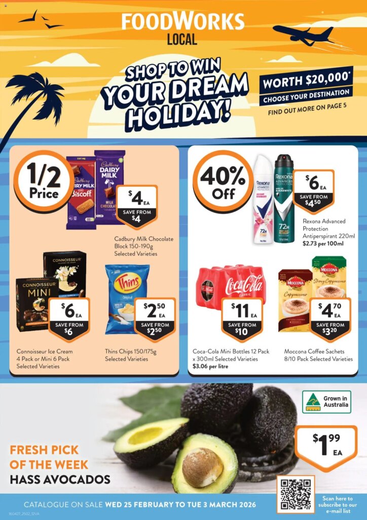 Foodworks Catalogue VIC 25 February weekly / monthly specials