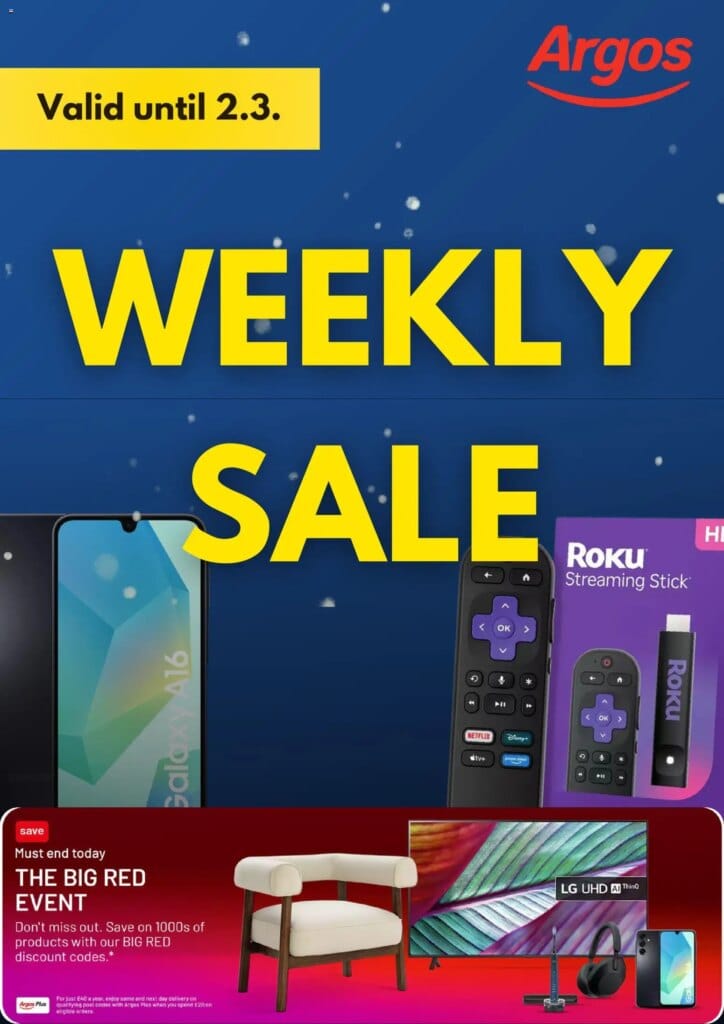 Argos - Weekly offers (from Tuesday 24/02/2026) - Offers Online 3 Argos – Weekly offers (from Tuesday 24/02/2026) – Offers Online