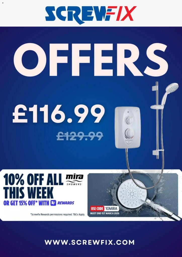 Screwfix - Offers (from Tuesday 24/02/2026) - Offers Online 1 Screwfix – Offers (from Tuesday 24/02/2026) – Offers Online
