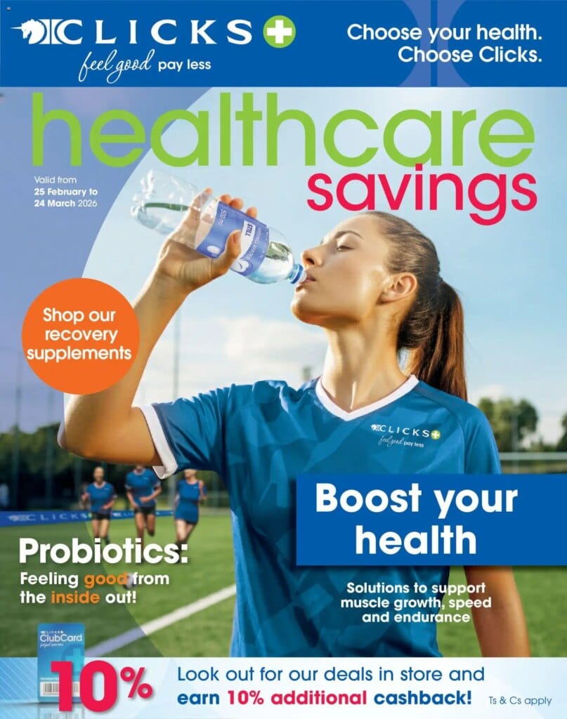 Clicks – Healthcare Savings (25/02/2026 – 24/03/2026) Online