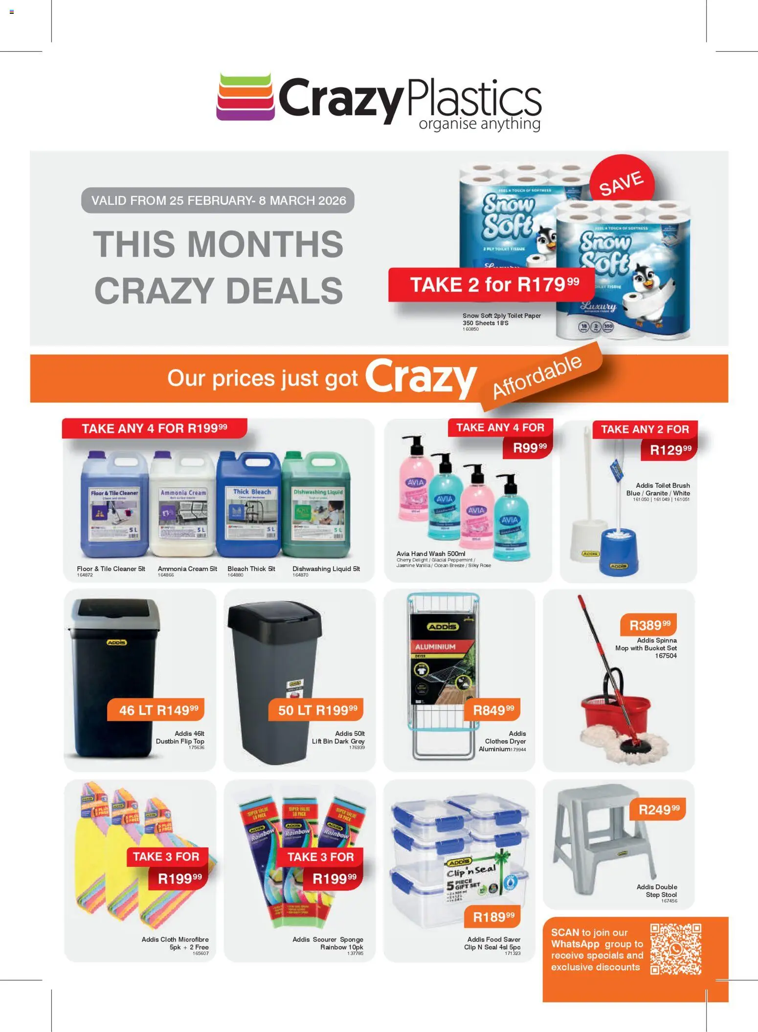 Crazy Plastics Specials (25/02/2026 - 08/03/2026) Online 1