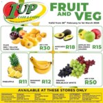 1UP Cash & Carry Fruit & Veg Specials (26/02/2026 – 01/03/2026) Online