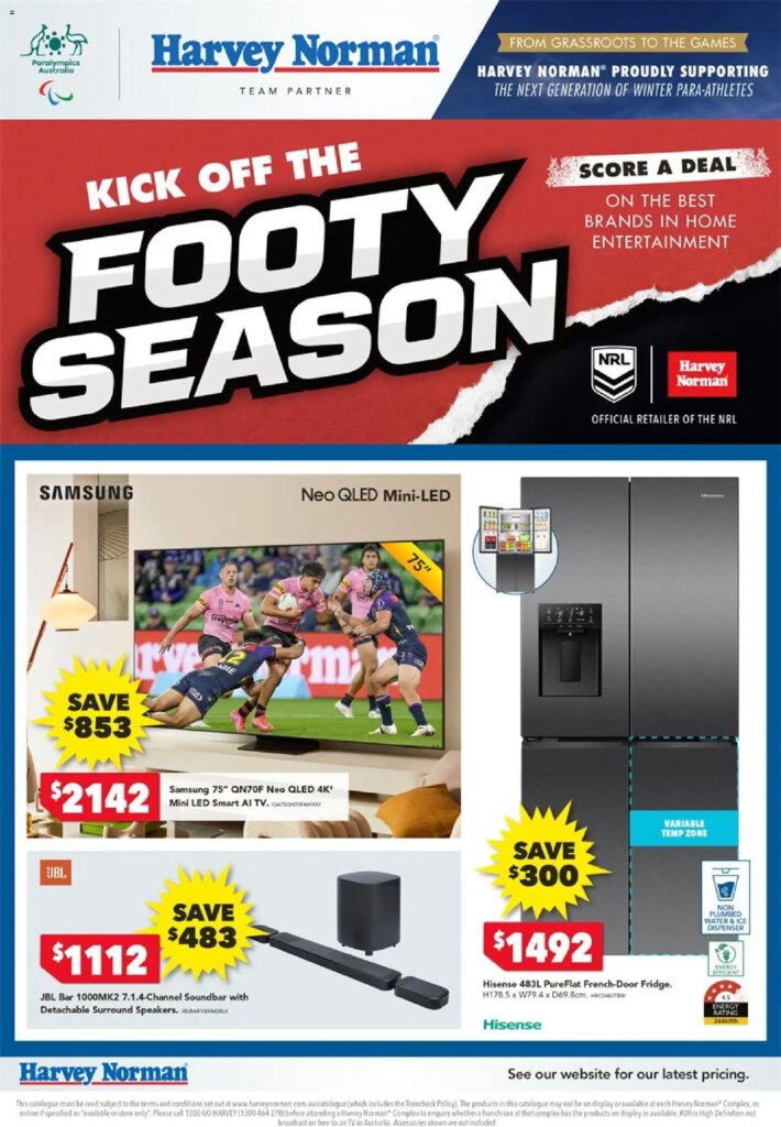Harvey Norman Catalogue - 26/02/2026 > weekly / monthly specials 8 Harvey Norman Catalogue – 26/02/2026 > weekly / monthly specials