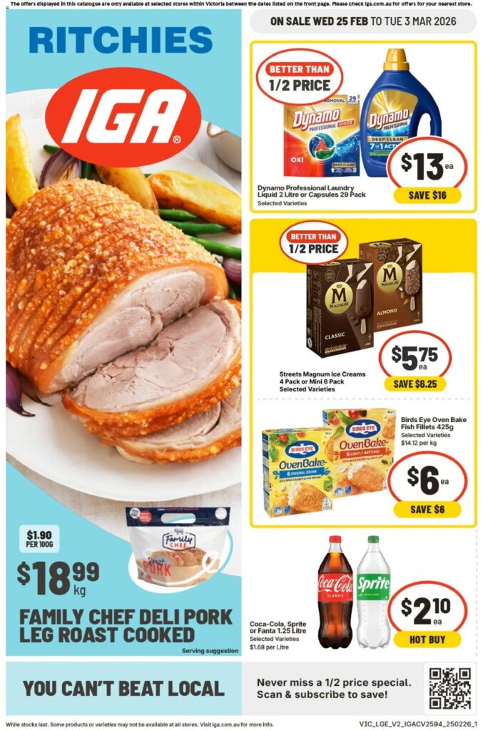 Ritchies Catalogue  – 25/02/2026 > weekly / monthly specials