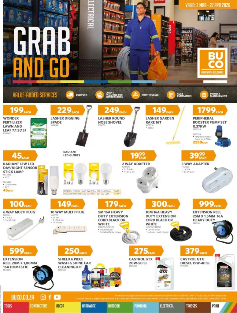 BUCO Specials and Catalogues Online Shopping 02 March